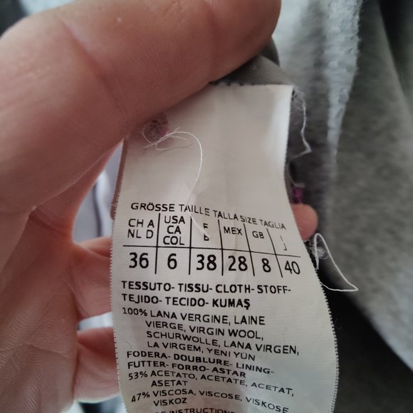 MAX MARA {RARE} 100% VIRGIN WOOL PEACOAT SIZE MEDIUM (165/88A) - Picture 5 of 5